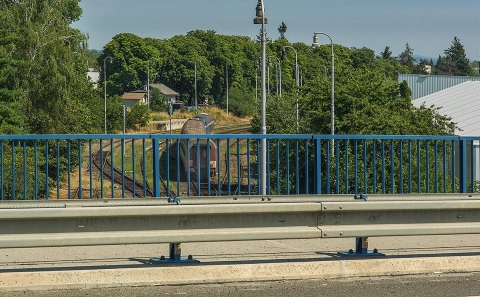 Most ev.č. 268-006 přes žel. trať na Turnov