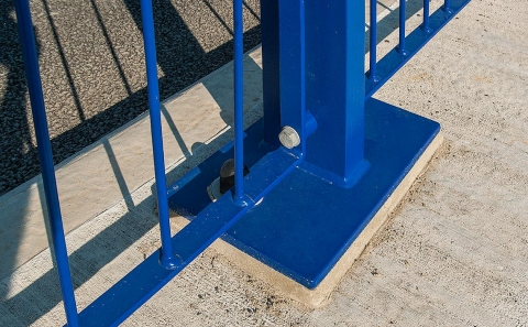 Podlití patky sloupku svodidla ZMS4-A3/H2