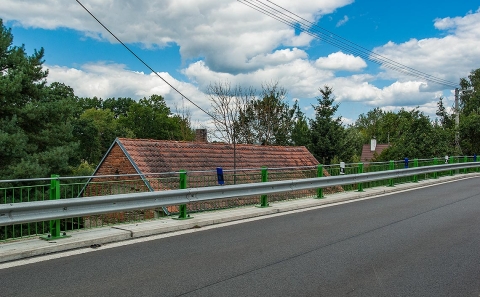 Svodidlo ZMS4-A3/H2 na opěrné zdi obce Veselíčko