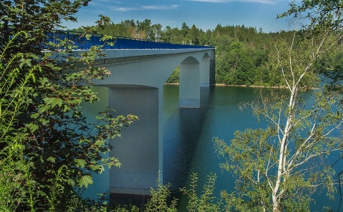 Most ev.č. 150-012 přes vodní nádrž Švihov